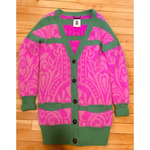 JUICY COUTURE ANGORA CARDIGAN - Picture 1 of 4